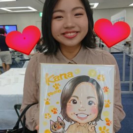 関西を中心に活動する女性似顔絵師が描いた似顔絵